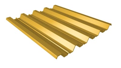 Профнастил Н60 0,3 мм RAL 1018 жёлтый во Владимире