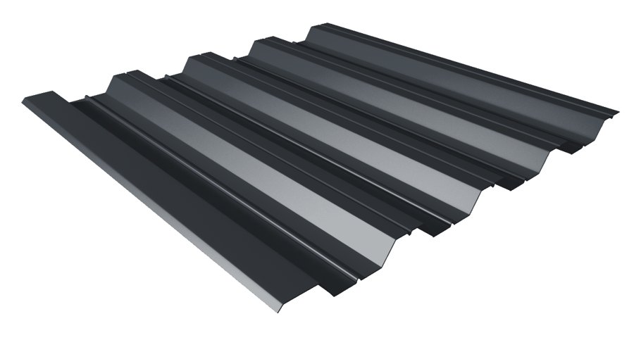 Профнастил НС44 0,7 мм RAL 7016 антрацит во Владимире Профнастил НС44 0,7 мм RAL 7016 антрацит во Владимире