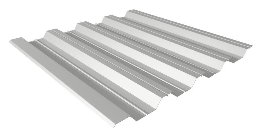 Профнастил НС44 0,7 мм RAL 7047 светло-серый во Владимире